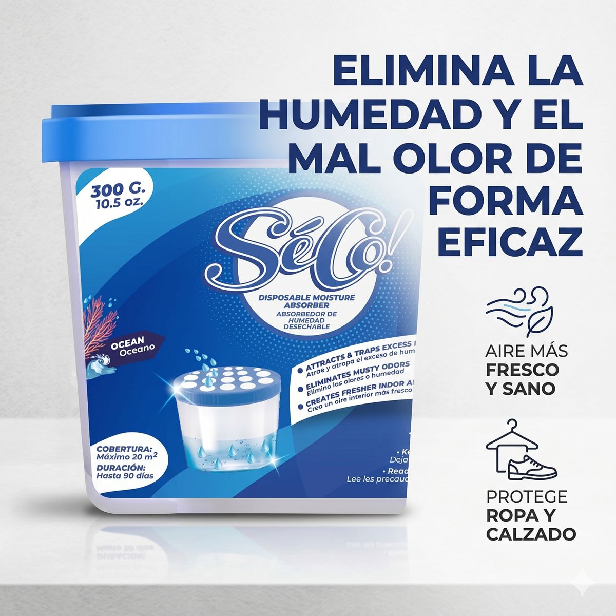 GENERICO - Absorbedor De Humedad Desechable 300gr