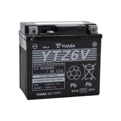 YUASA - Bateria para Moto YTZ6V 5 Ah 90 CCA