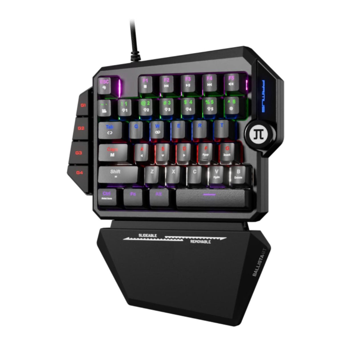 PRIMUS - Teclado Gamer mecanico Primus RGB de una mano