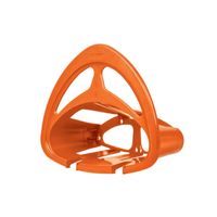 Soporte Porta Manguera Plastico Naranja