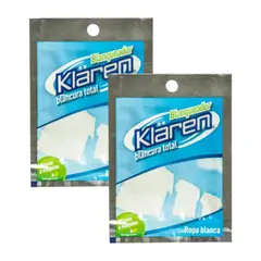 KLAREN - Blanqueador Ropa 20gr Pack X 2 Unidades