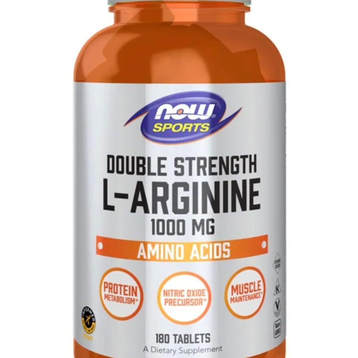 NOW - L-Arginine 1000mg 180 tabletas - Now Foods