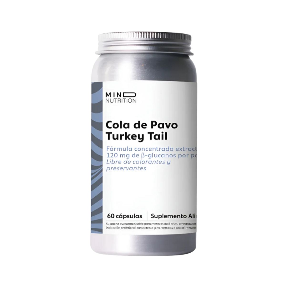 GENERICO - Cola De Pavo Turkey Tail 60 Capsulas Mind Nutrition