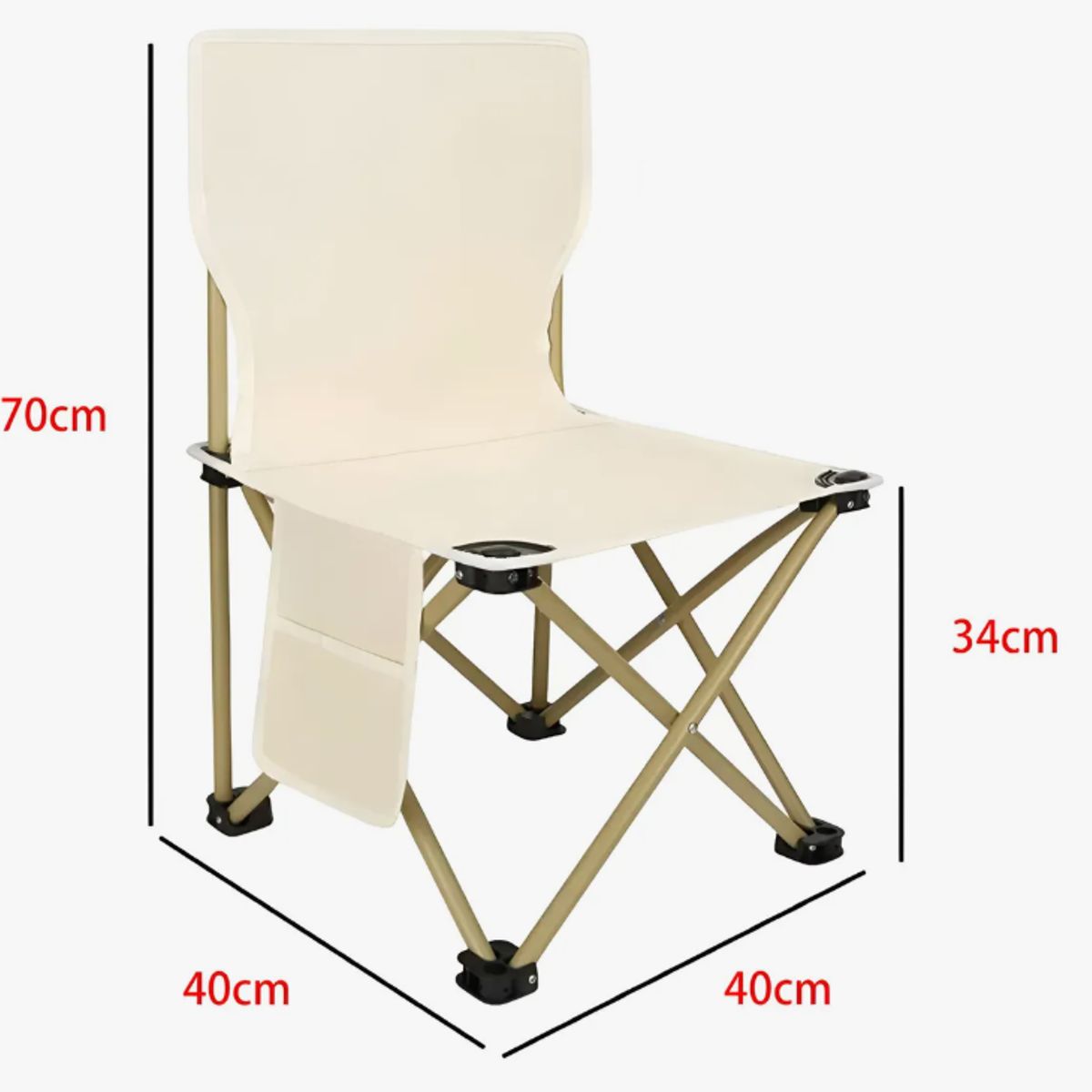 OKAY - Silla Plegable Portátil Para Camping Playa Picnic Con Bolso