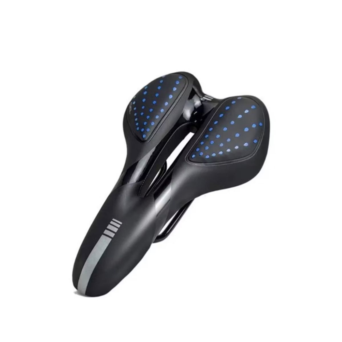 GENERICO - Sillín Bicicleta Deportivo  Asiento Gel Anti-prostático Azul