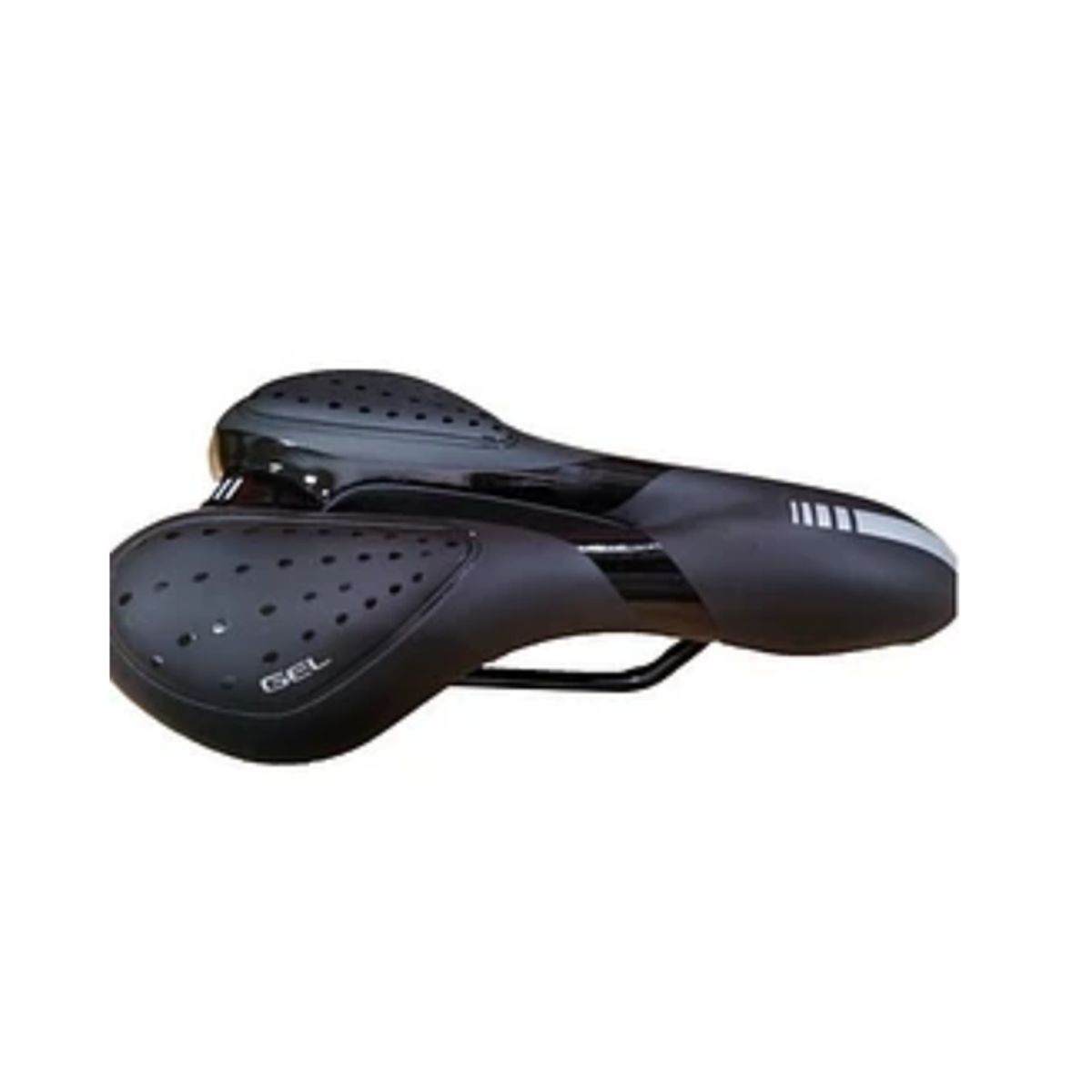 GENERICO - Sillín Bicicleta Deportivo  Asiento Gel Anti-prostático Negro
