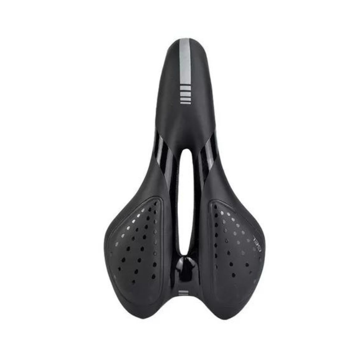 GENERICO - Sillín Bicicleta Deportivo  Asiento Gel Anti-prostático Negro
