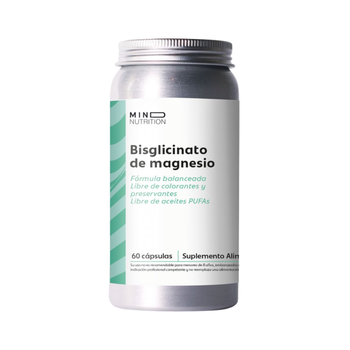GENERICO - Bisglicinato De Magnesio 60 Capsulas Mind Nutrition