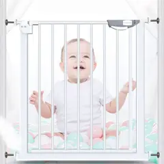 BABYLUNA - Reja Seguridad Ajustable Para Escaleras y Puertas Ideal para Bebe Mascotas