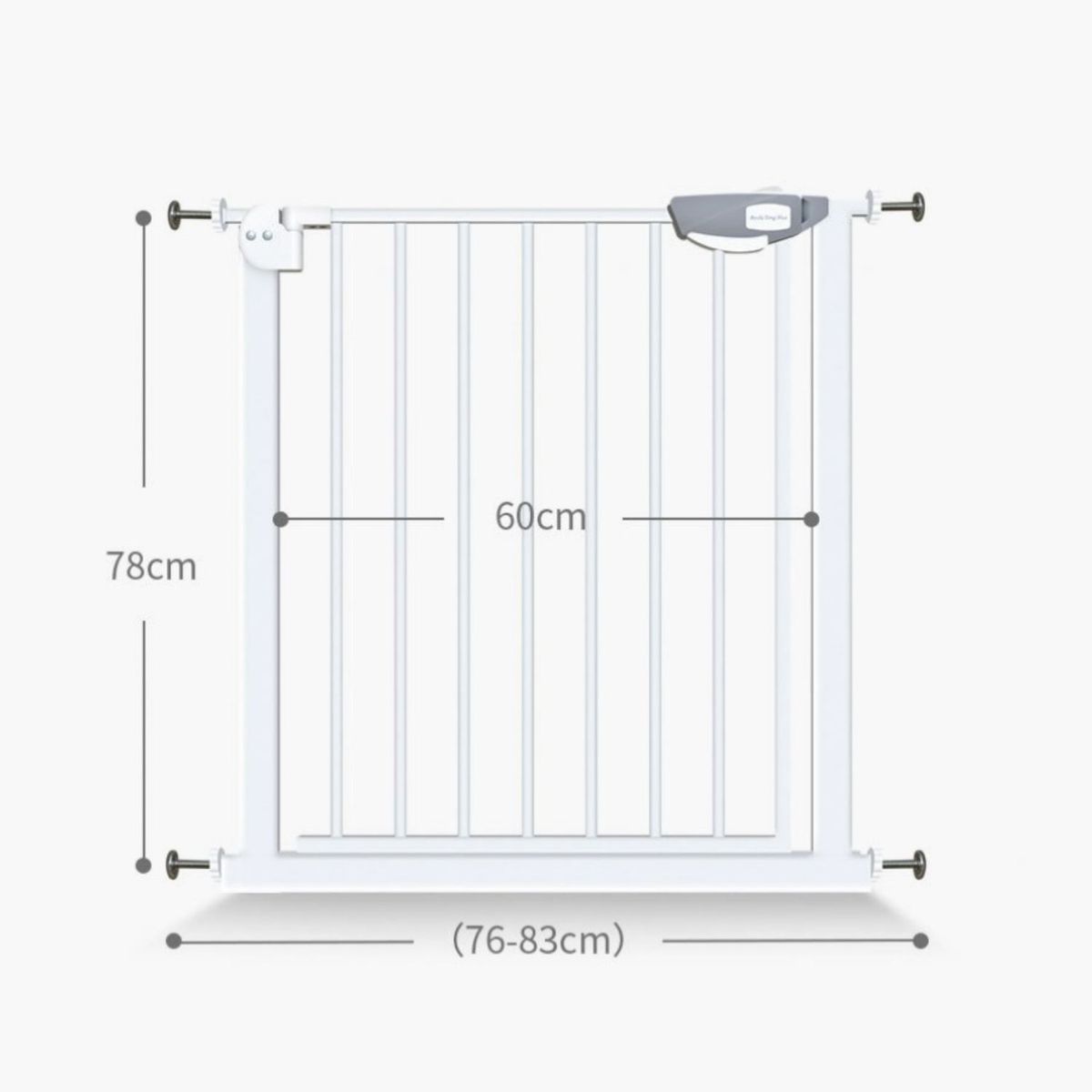 BABYLUNA - Reja Seguridad Ajustable Para Escaleras y Puertas Ideal para Bebe Mascotas