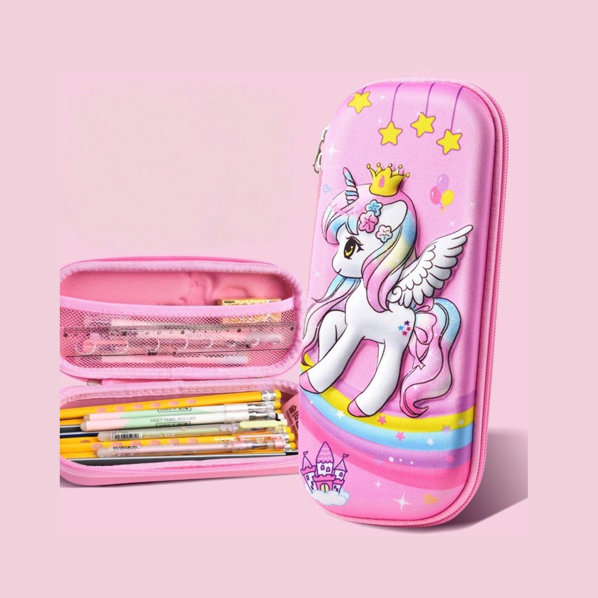 BABYLUNA - Estuche Escolar para lápices y Útiles Unicornio