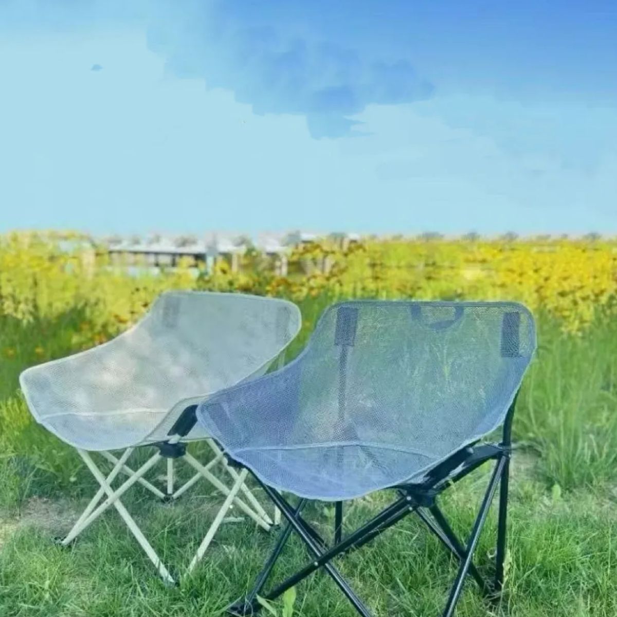OKAY - Silla Plegable Portátil Para Camping Playa Picnic + Bolsa