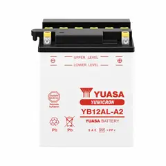 YUASA - Bateria para Moto YB12AL-A2 12Ah 150CCA