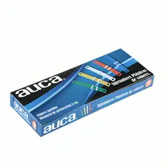 AUCA - Pack 3 Sujetadores Plásticos Colores 50 Unid