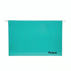 TORRE - Pack 4 Carpeta Colgante con Barra Metálica Verde