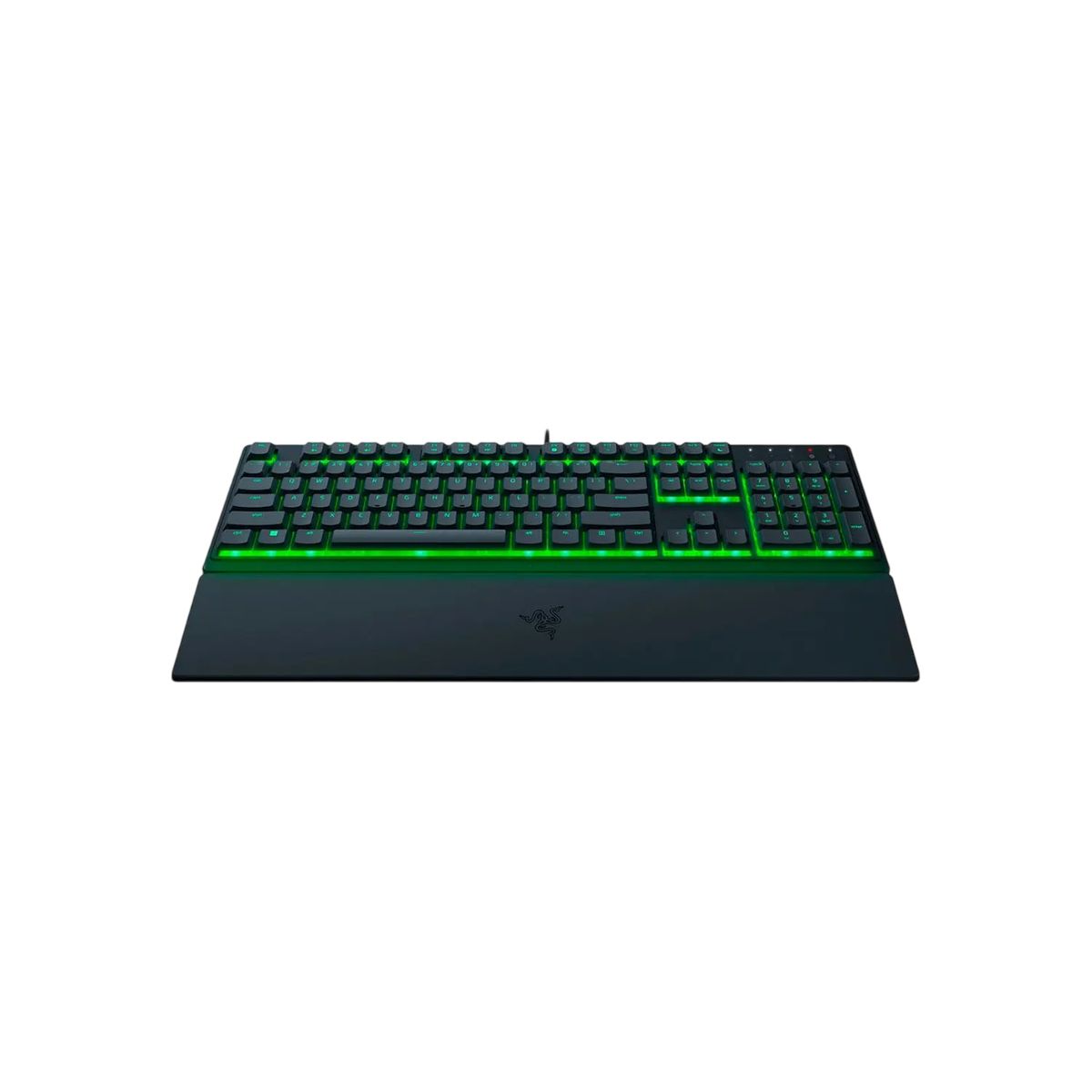 RAZER - Razer Ornata V3 X Teclado Gamer Cableado, Perfil Bajo, Switch de Membrana Silencioso, RGB Razer Chroma, Diseño Ergonómico, Resistente a Salpicaduras