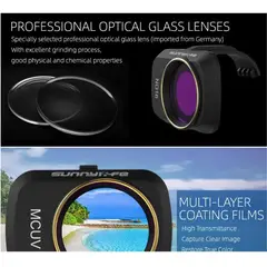 SUNNYLIFE - Juego De Filtros 6 Unidades Para Mavic Mini - Mini2 Mini Se