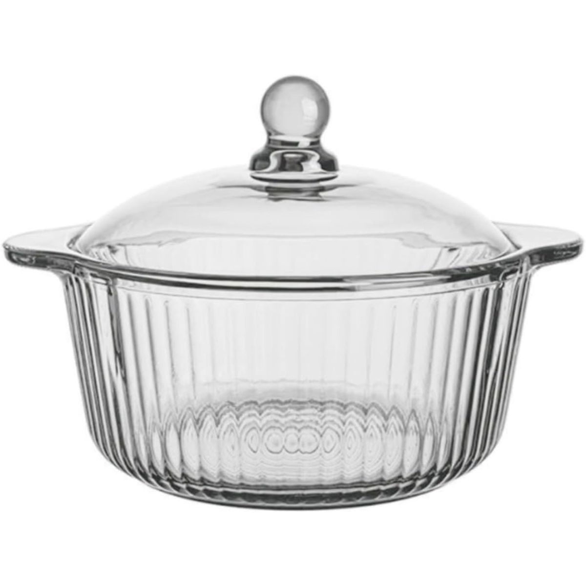 GENERICO - Olla De Vidrio  Recipiente Con Tapa De Vidrio 700ml