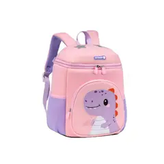 BABYLUNA - Mochila Escolar para Niños Ultra Resistente e Impermeable Dino Rosa