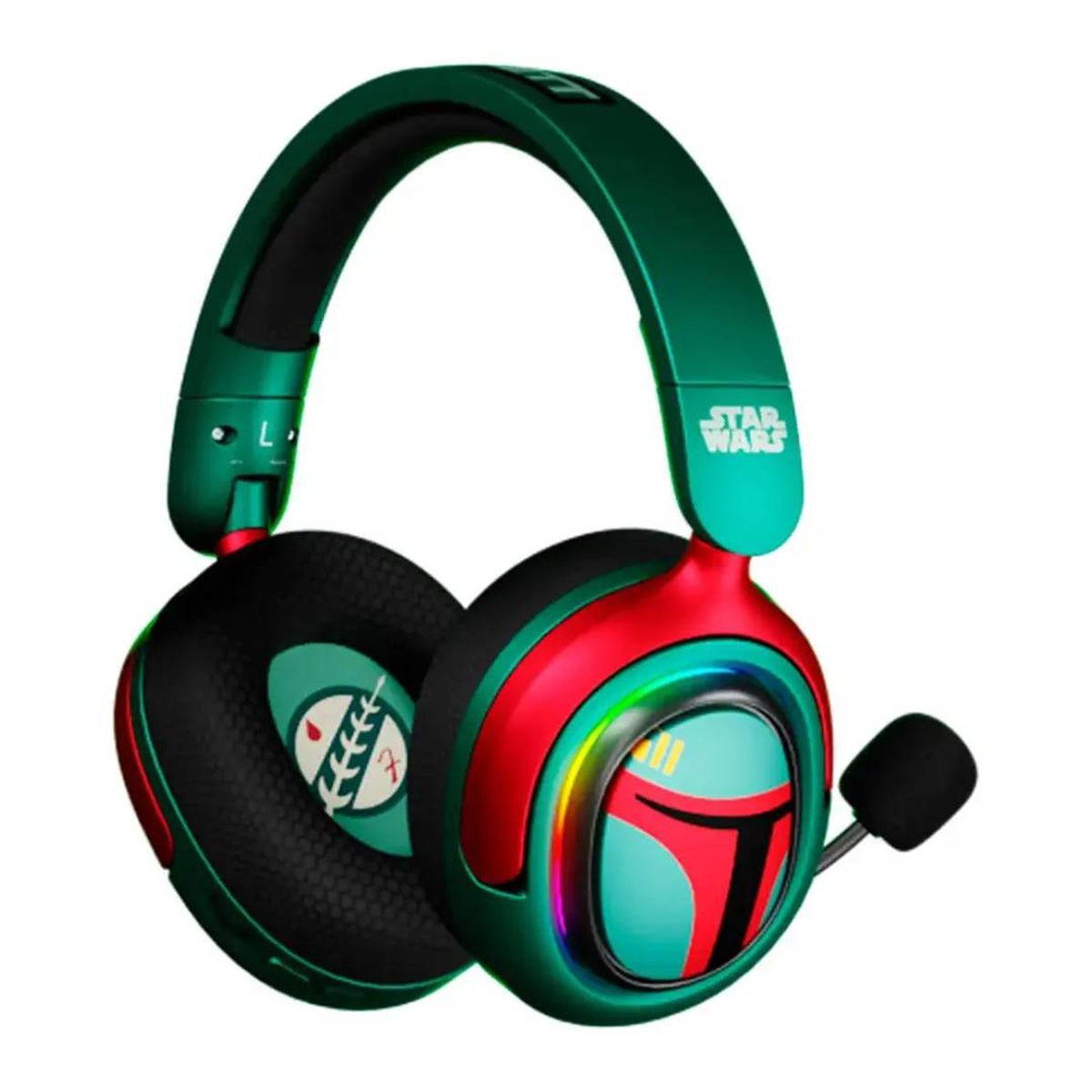 PRIMUS - Audífonos Gamer Primus Arcus380BT - Boba Fett, Inalambricos