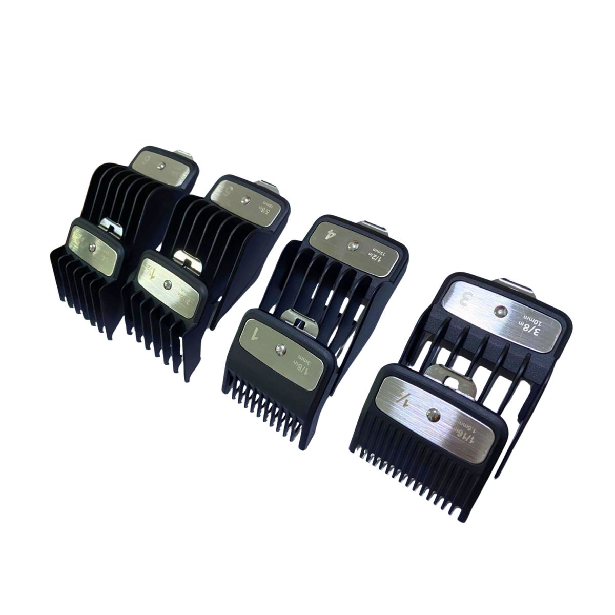 COMPRASMART CHILE - Set Peines De Alza Guia Premium Metalico X 8 U Color Negro