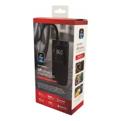 MLAB - Compresor Powerbank Portatil Air 4000 Mah Linterna Negro