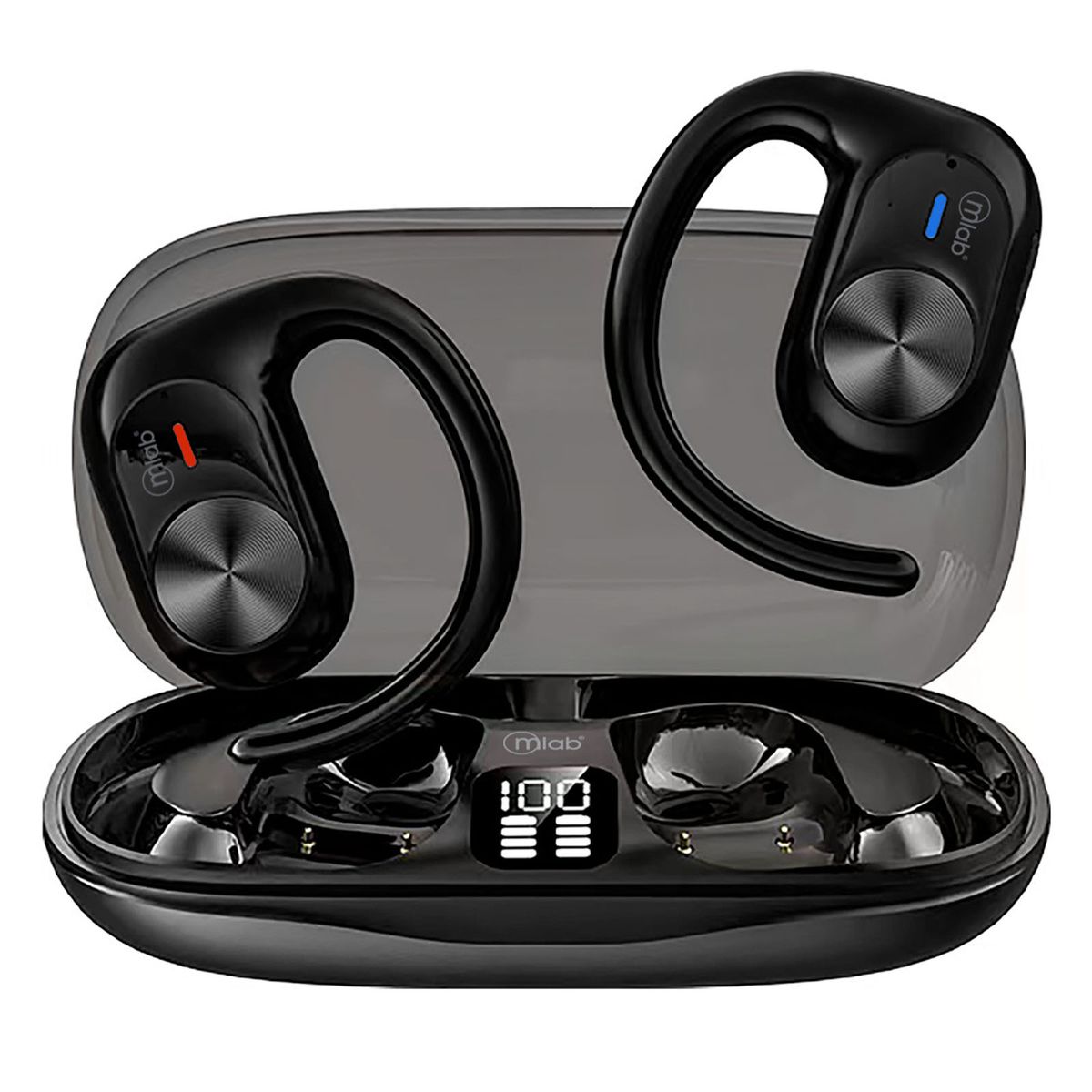 MICROLAB - Audifonos Inalambricos Bluetooth Mlab Ear Ambient Ows Negro