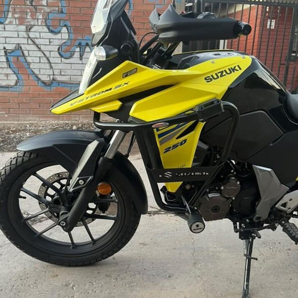 GENERICO - Defensa De Moto Con Sliders Suzuki Vstrom 250 Sx