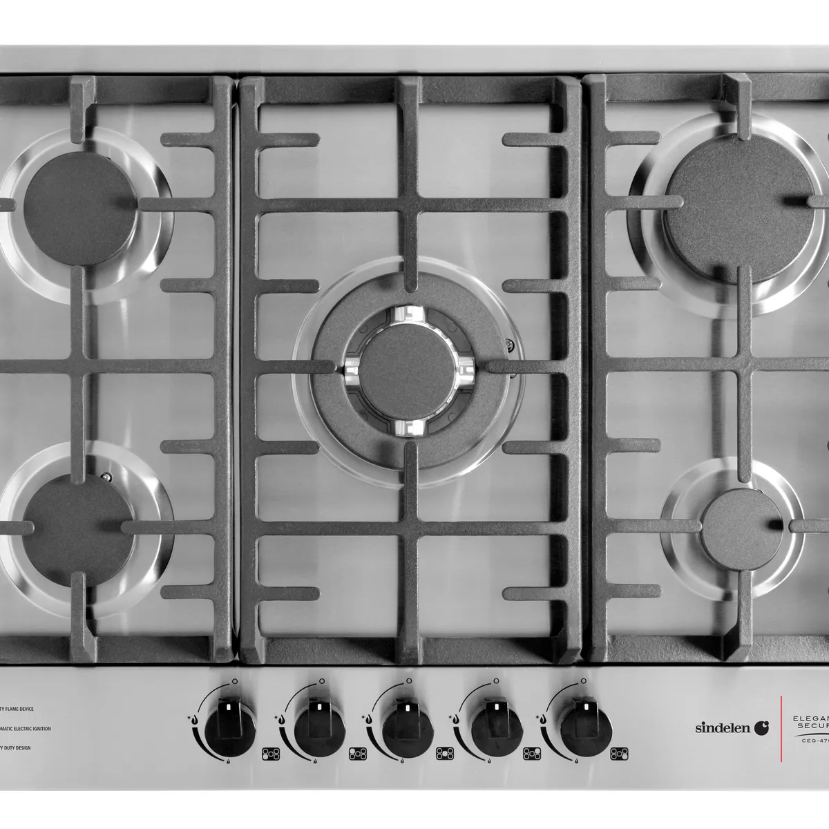 SINDELEN - Encimera Gas Sindelen CEG-4700IN 5 Quemadores