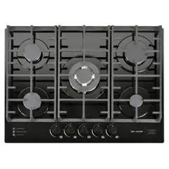 SINDELEN - Encimera A Gas 5q Vidrio - Ceg-4800ng -