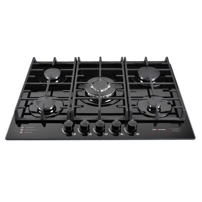 Imagen 2 del producto Encimera Gas Vidrio Templado CEG-4800NG 5 Quemadores