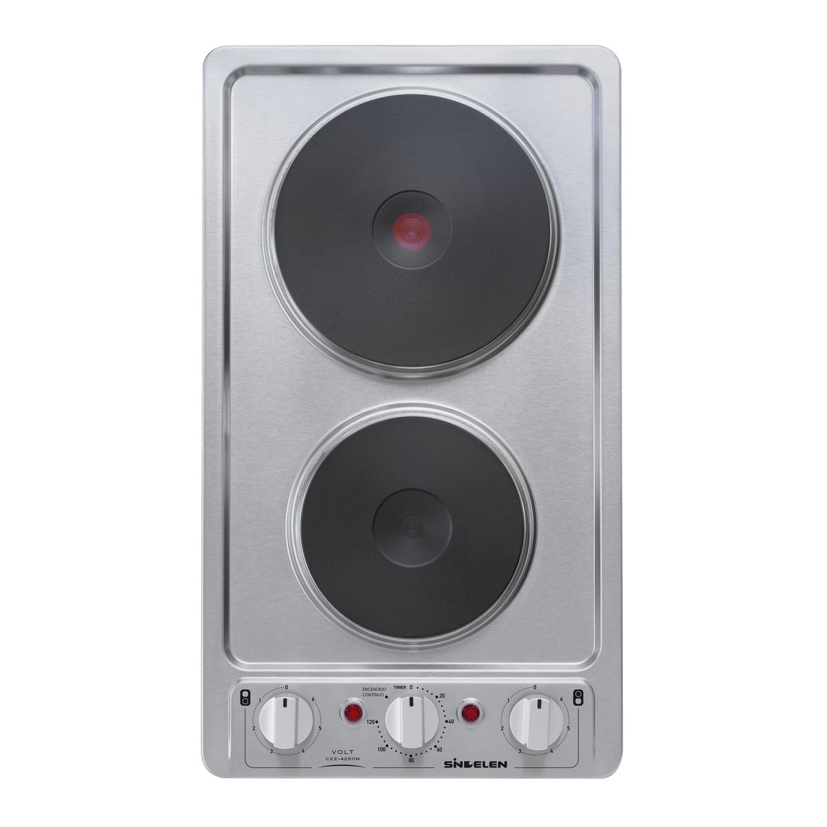 SINDELEN - Encimera Eléctrica Sindelen CEE-4251IN 2 Platos