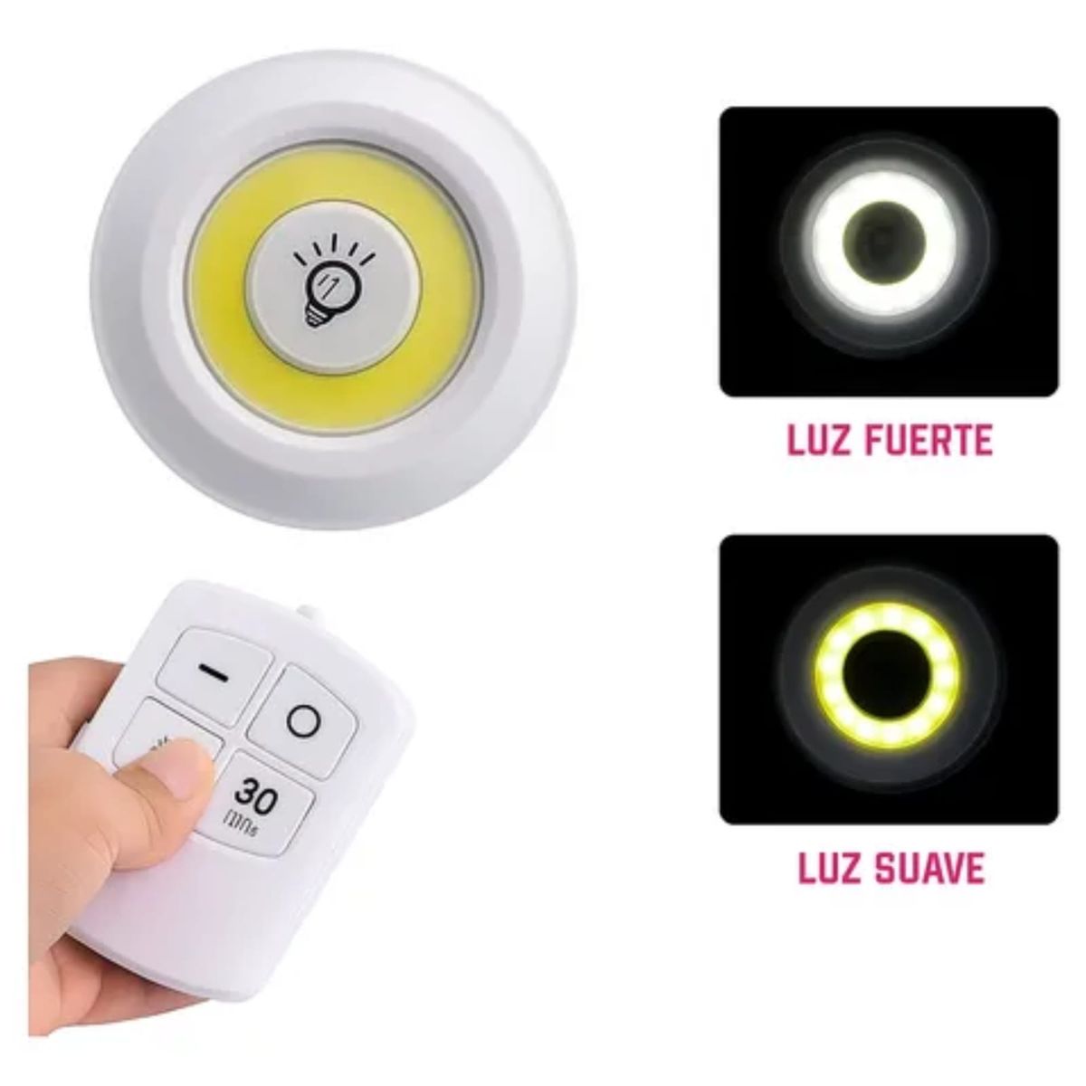 MOVI - Luces led con control remoto y temporizador