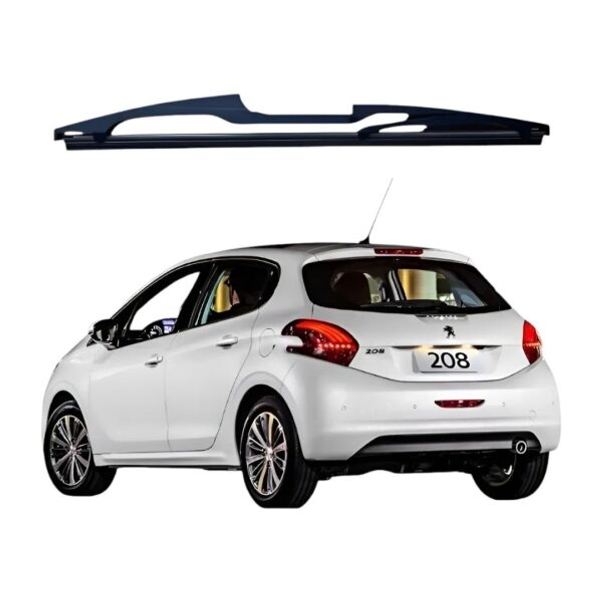 GENERICO - Plumilla Automovil Trasera 14 Pulgadas