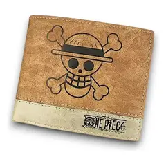 GENERICO - Tarjetero Billetera One Piece Calavera Regalo Anime