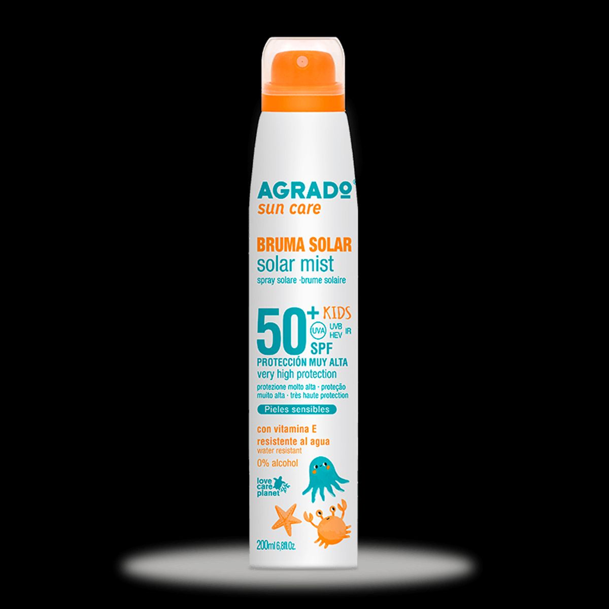 AGRADO - Bruma Agrado Seca Solar Spf50+kids Pieles Sensibles