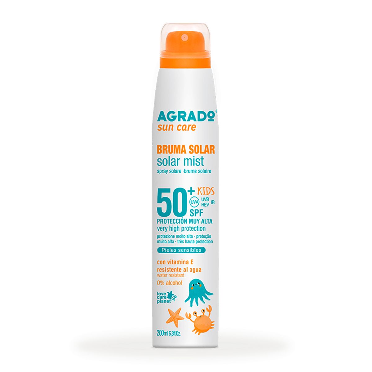 AGRADO - Bruma Agrado Seca Solar Spf50+kids Pieles Sensibles