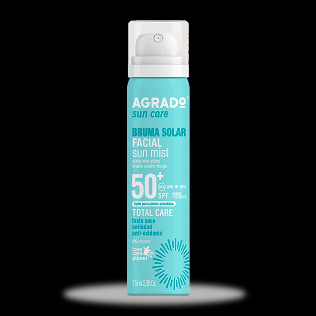 AGRADO - Bruma Facial Solar SPF50+ Agrado