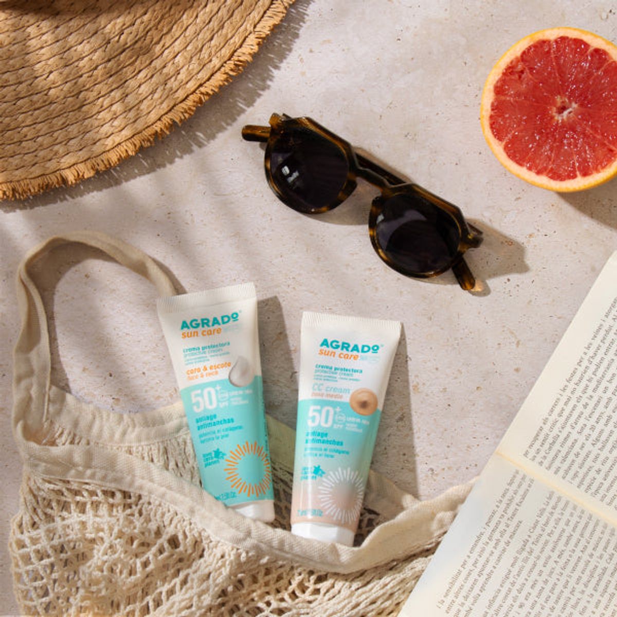 AGRADO - Crema Protectora Facial SPF50+ Agrado