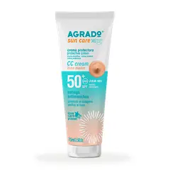 AGRADO - Crema Protectora Facial SPF50+ CC cream