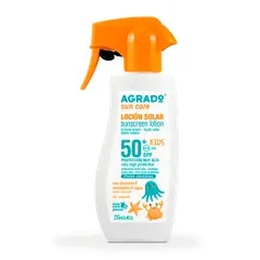 AGRADO - Loción Solar SPF50+ Kids Pistola