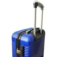 Maletas Rígidas ABS Set 3 Piezas 18 22 25 Pulgadas Ruedas 360° Azul