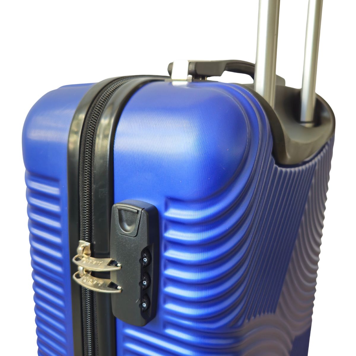 GENERICO - Maletas Rígidas ABS Set 3 Piezas 18 22 25 Pulgadas Ruedas 360° Azul