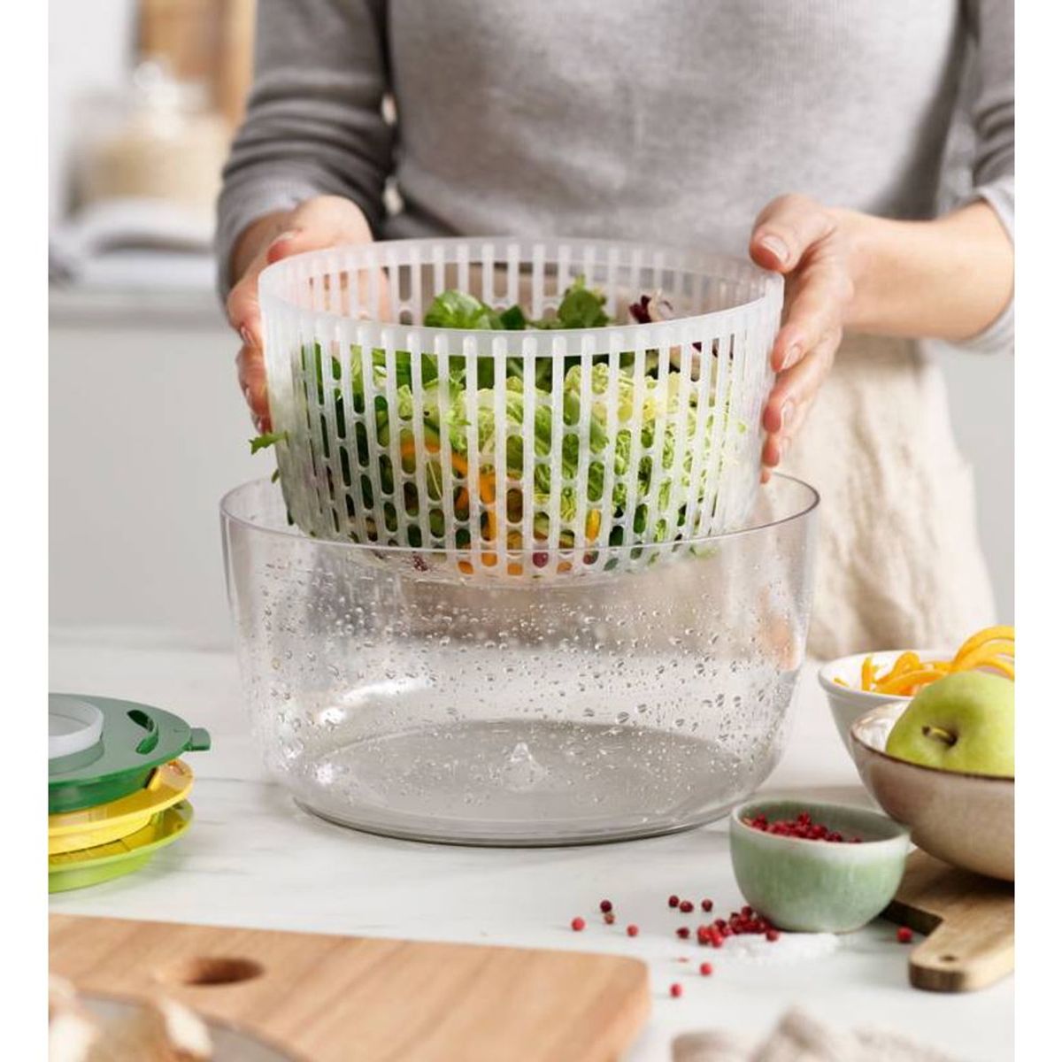 JOSEPH JOSEPH - Set Preparacion de Ensaladas Joseph Joseph Multi Prep 4 Unid