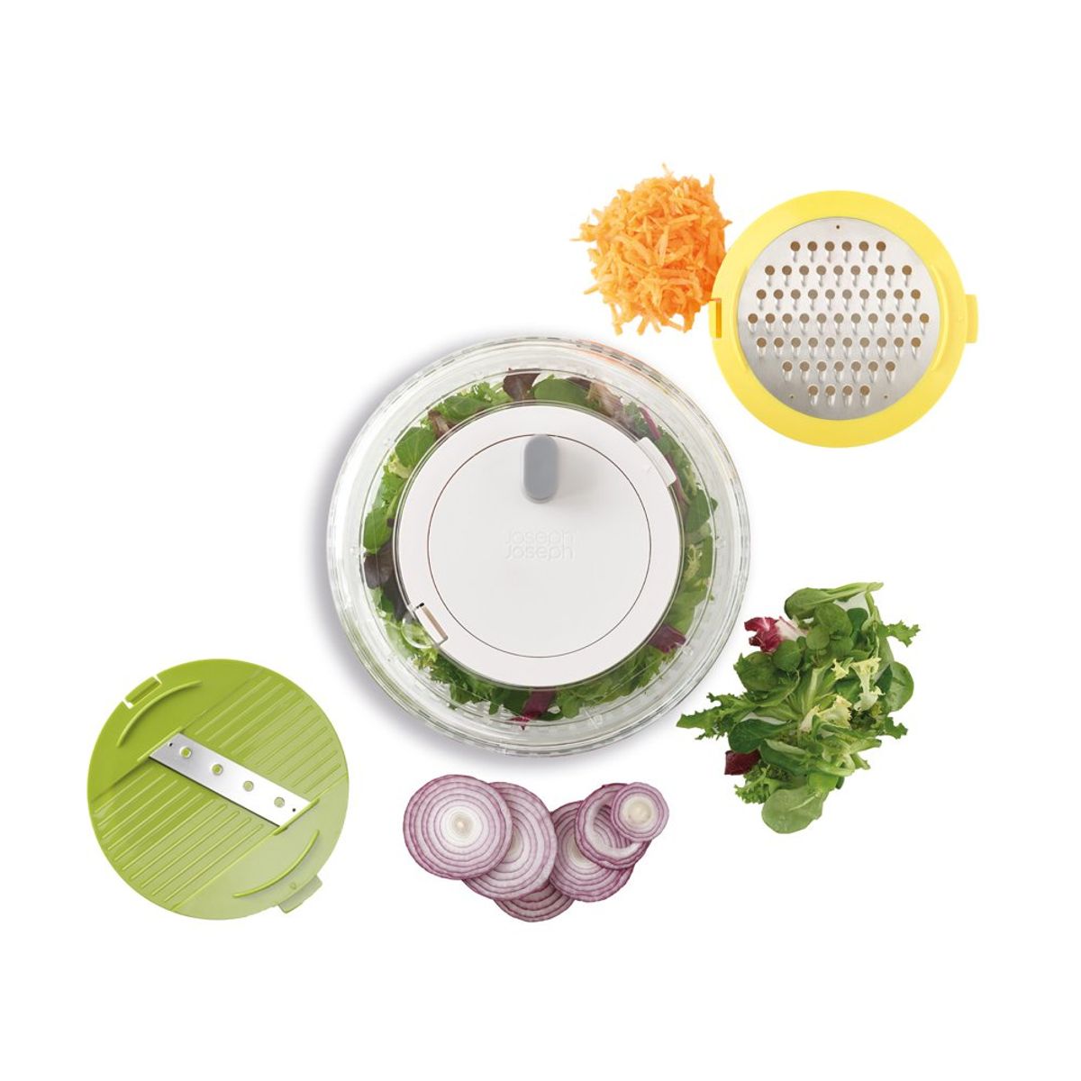 JOSEPH JOSEPH - Set Preparacion de Ensaladas Joseph Joseph Duo 3 Unid