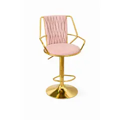 HABITA2 CHILE - TABURETE GIRATORIO TAPIZADO AJUSTABLE ABU DHABI