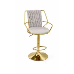 HABITA2 CHILE - TABURETE GIRATORIO TAPIZADO AJUSTABLE ABU DHABI