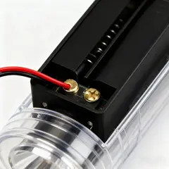 GENERICO - Pack 5unds Porta Pila Simple 1x18650 Baterias 18650 37v