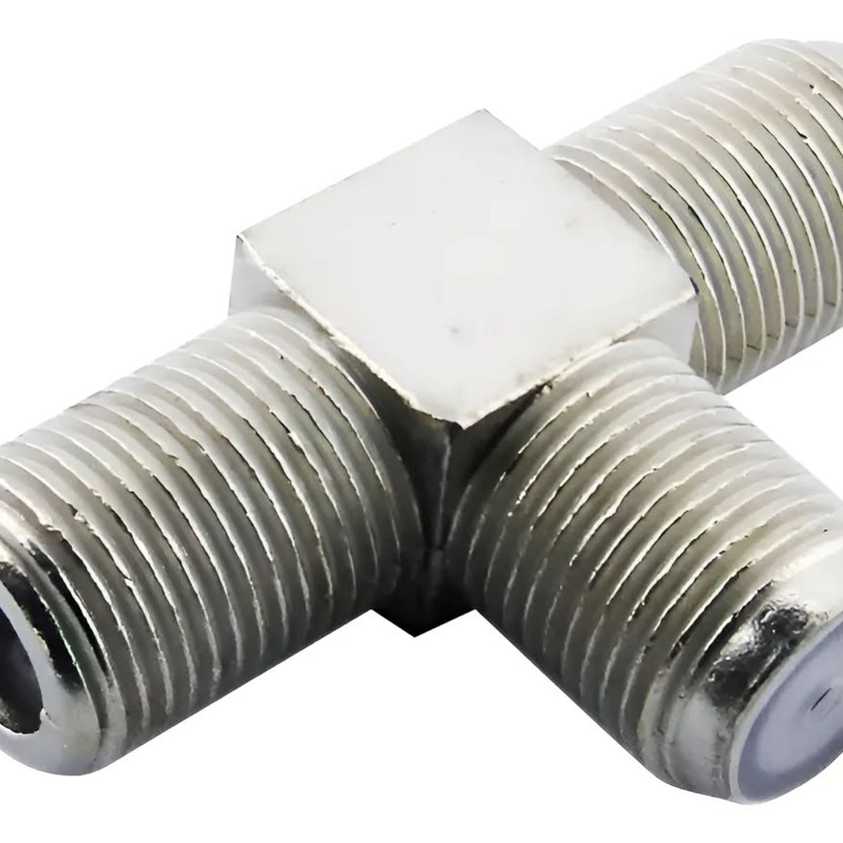 GENERICO - Conector Coaxial Tipo T, 3 Hembras