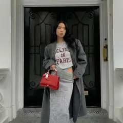 BOVINITA - Cartera Mujer Bandolera Rojo Pañuelo Elegante Handbag Cute